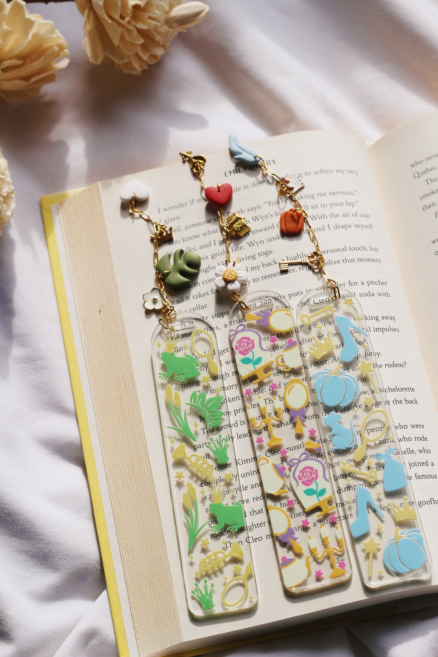 Glass Slipper Bookmark (Multiple Options)
