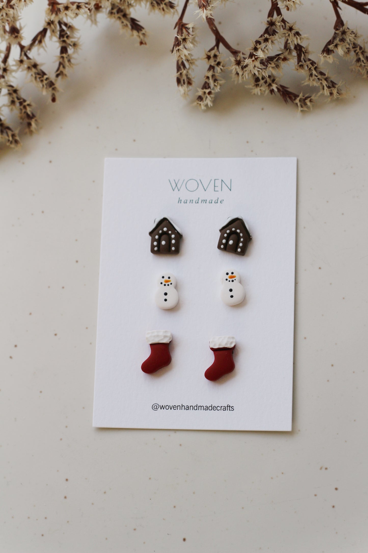 Christmas Studs (Multiple Options)