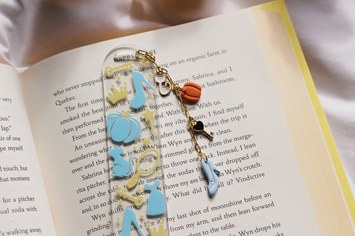 Glass Slipper Bookmark (Multiple Options)