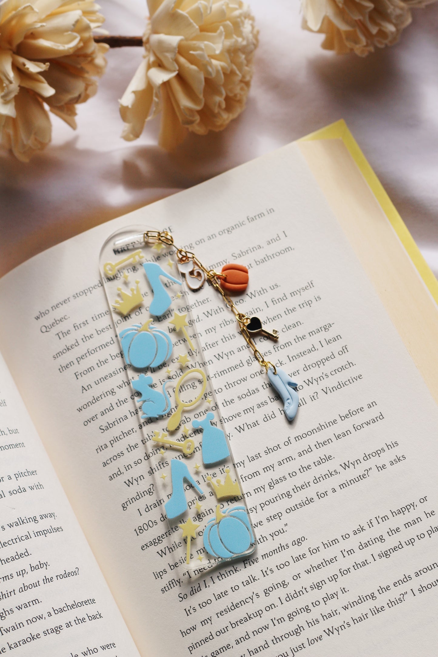 Glass Slipper Bookmark (Multiple Options)