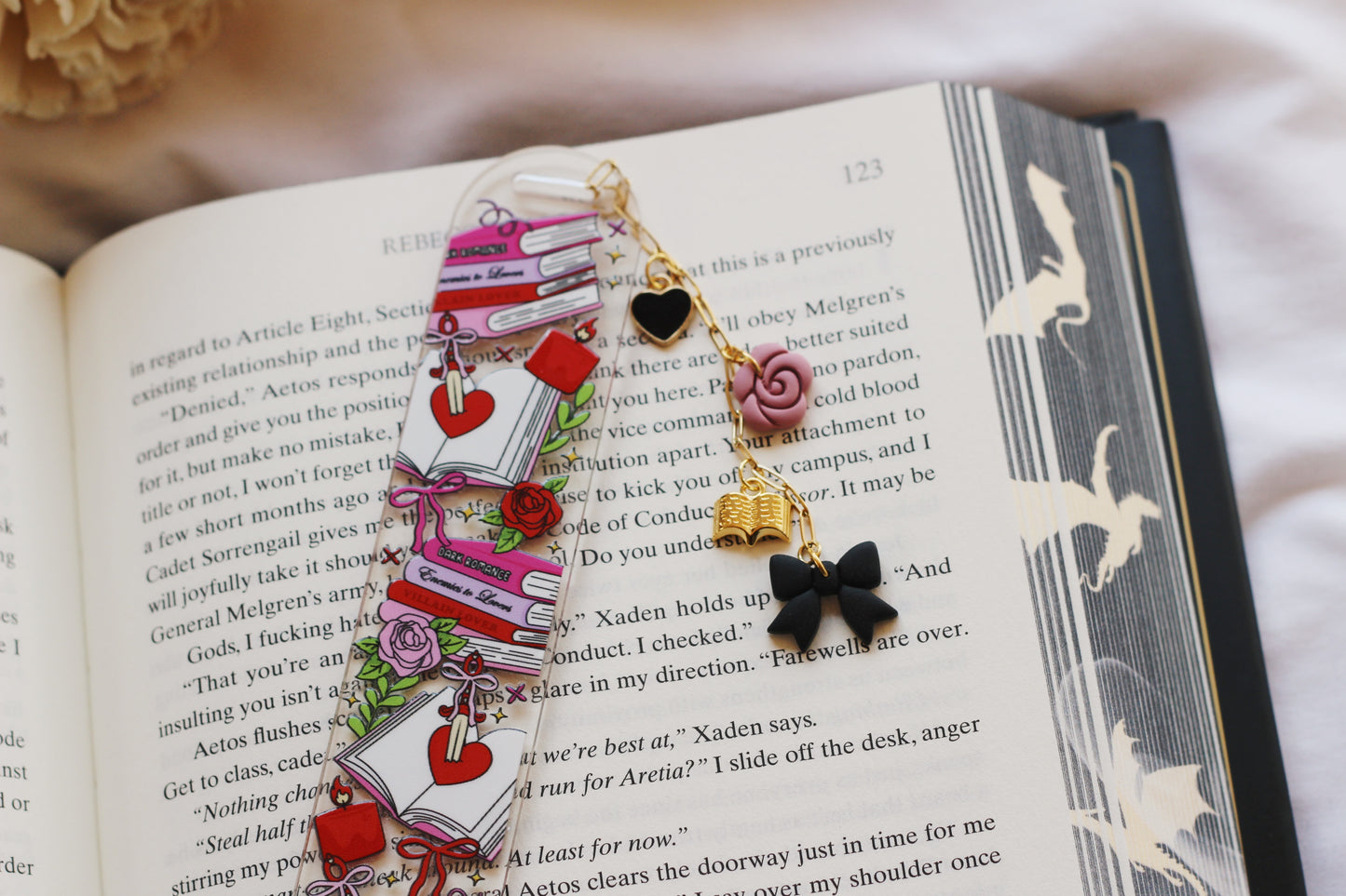 Romance Trope Bookmark