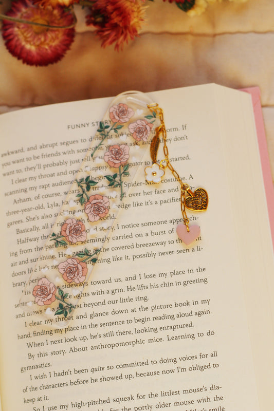 Rose Heart Bookmark