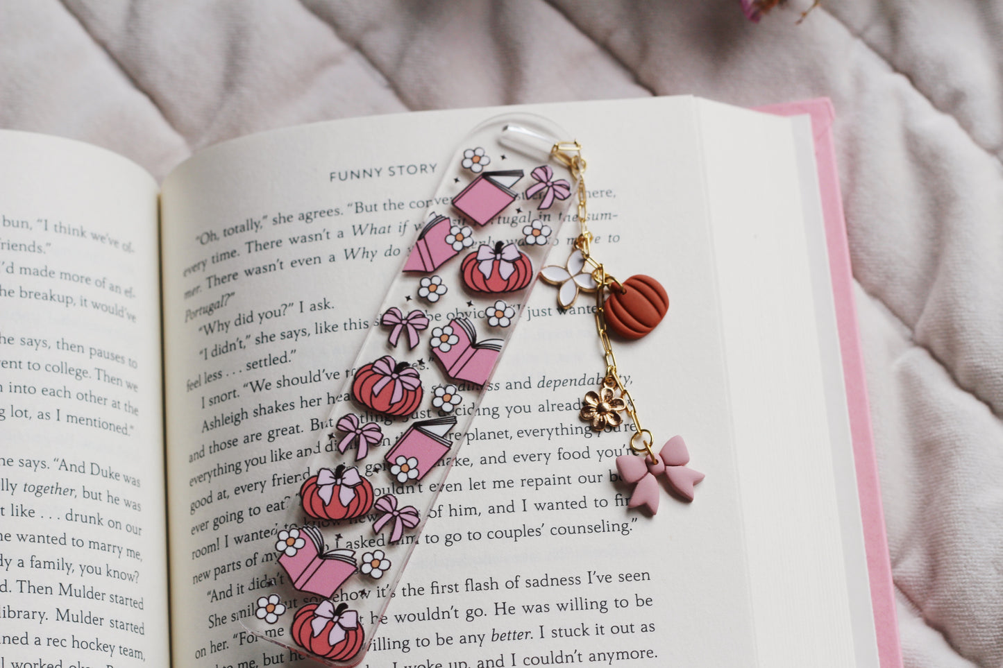 Pumpkin Book Bookmark