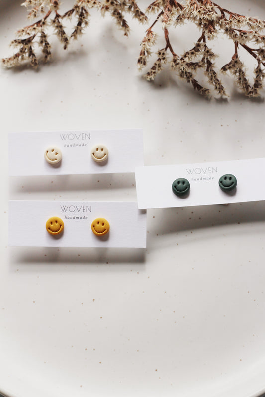 Smiley Face Studs