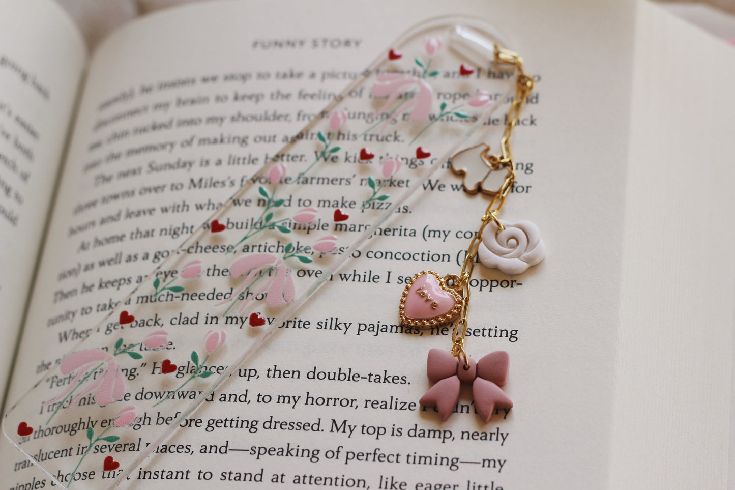 Tulip Heart Bookmark (Multiple options)