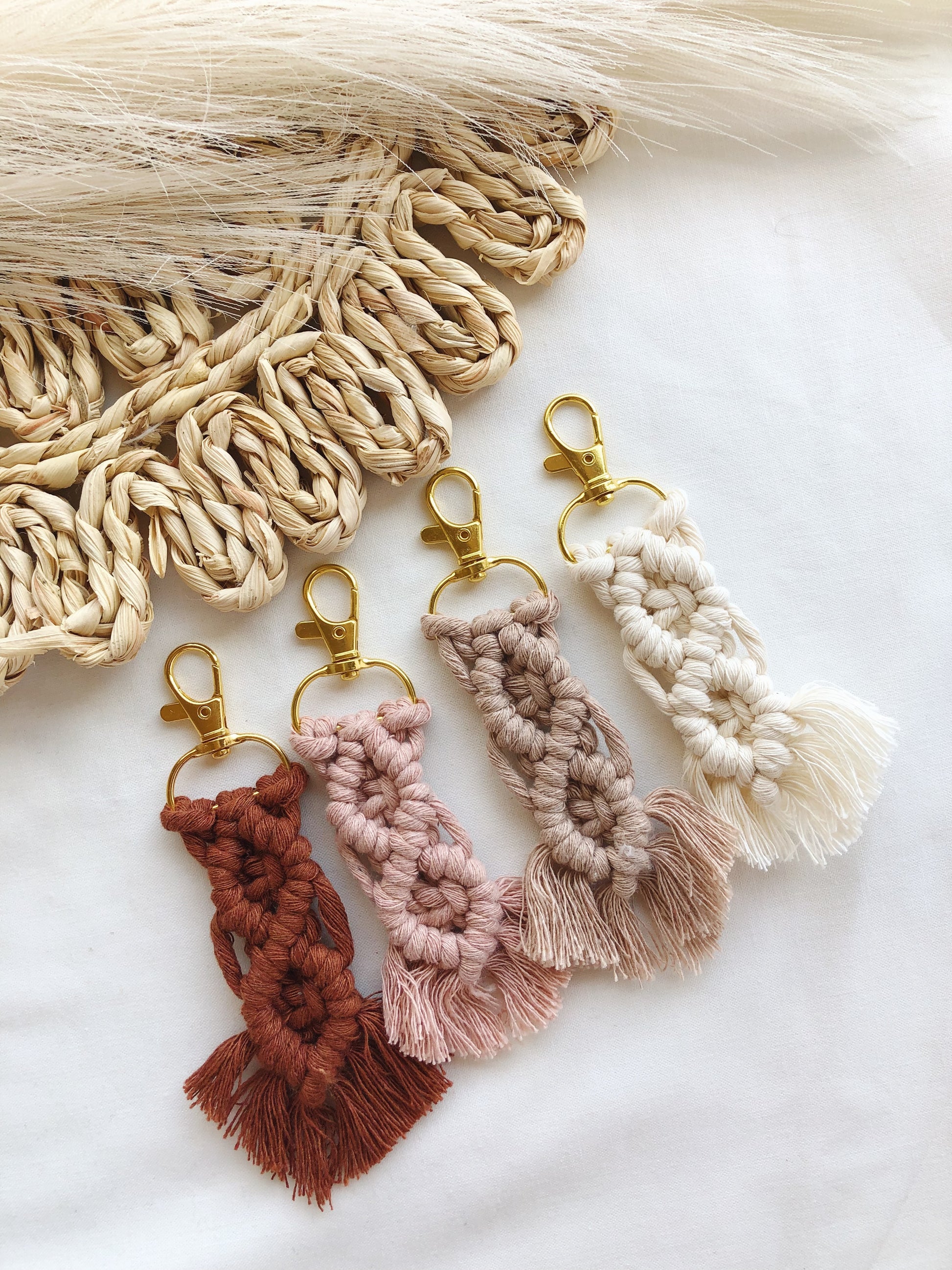 Macrame keychains