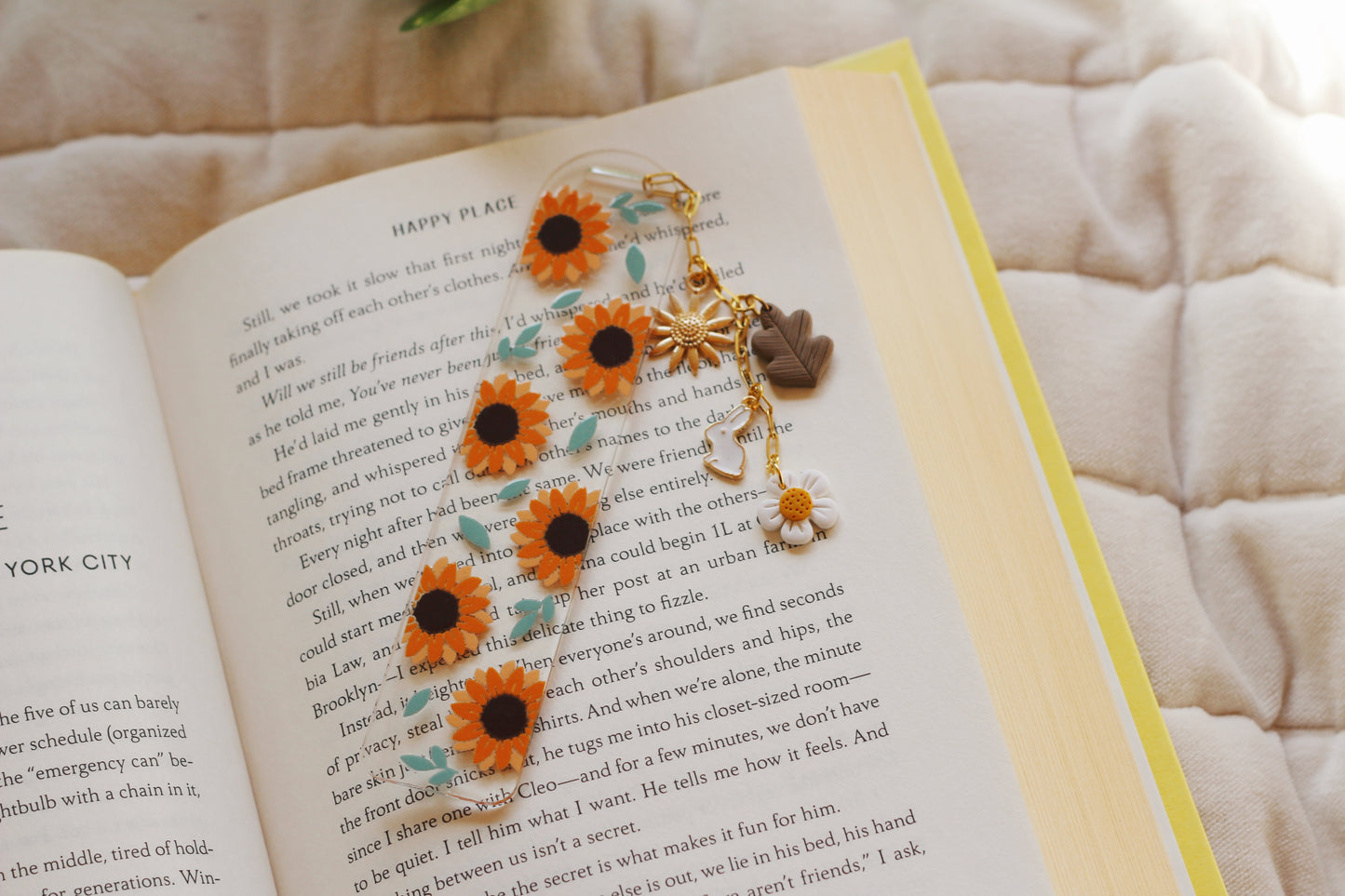 Large Sunflower Bookmark