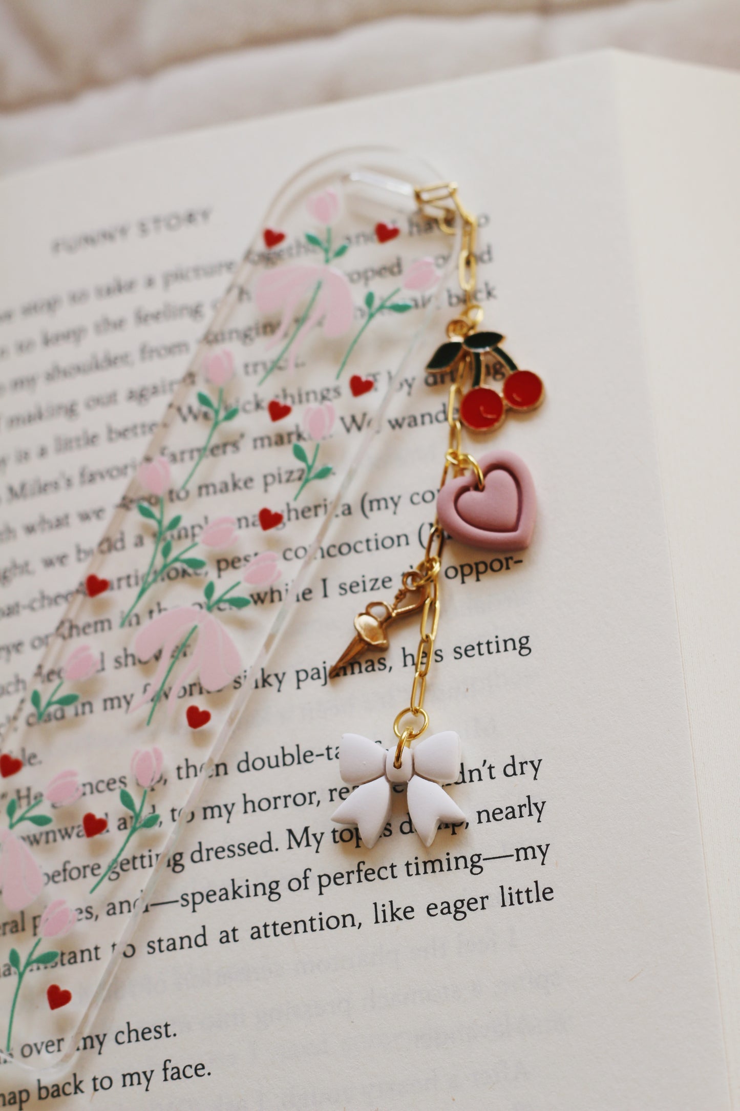 Tulip Heart Bookmark (Multiple options)