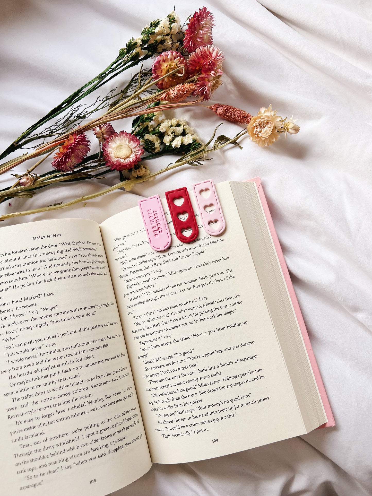 Sweetheart Clay Bookmarks
