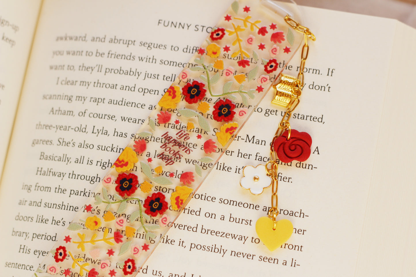 Life Happens, Books Help Bookmark
