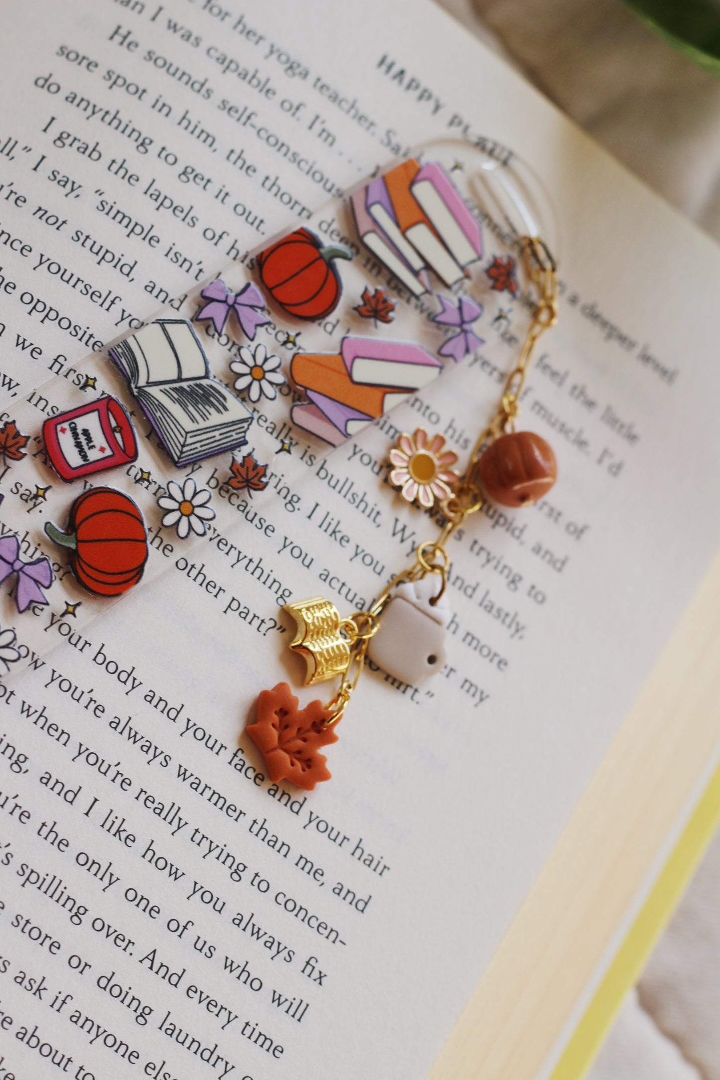 Cozy Fall Bookmark