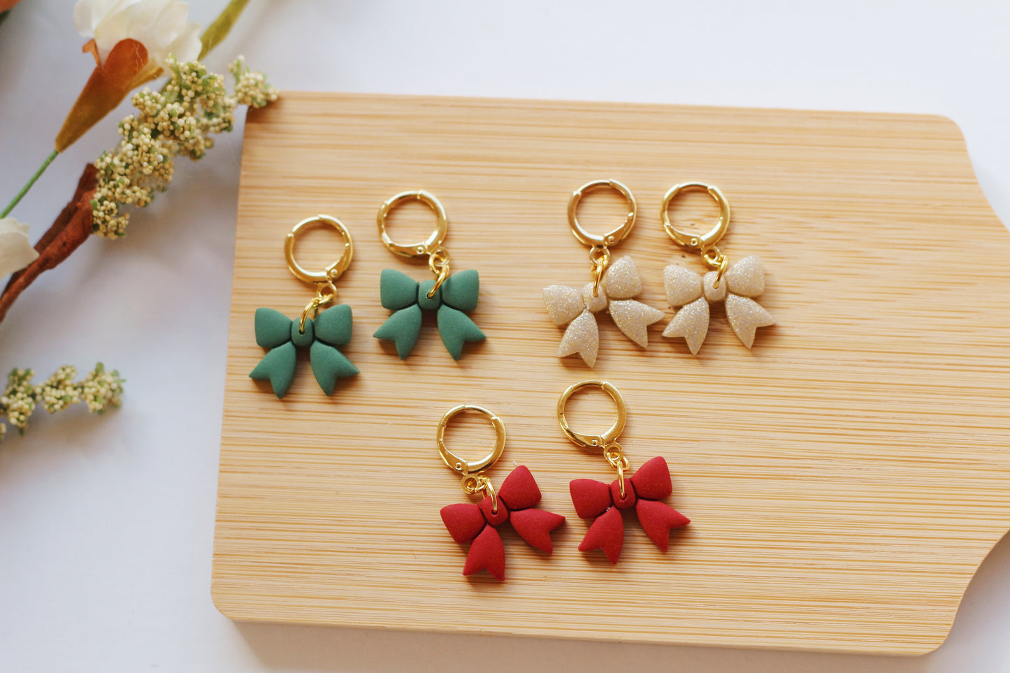 Mini Bow Huggies (Multiple options)