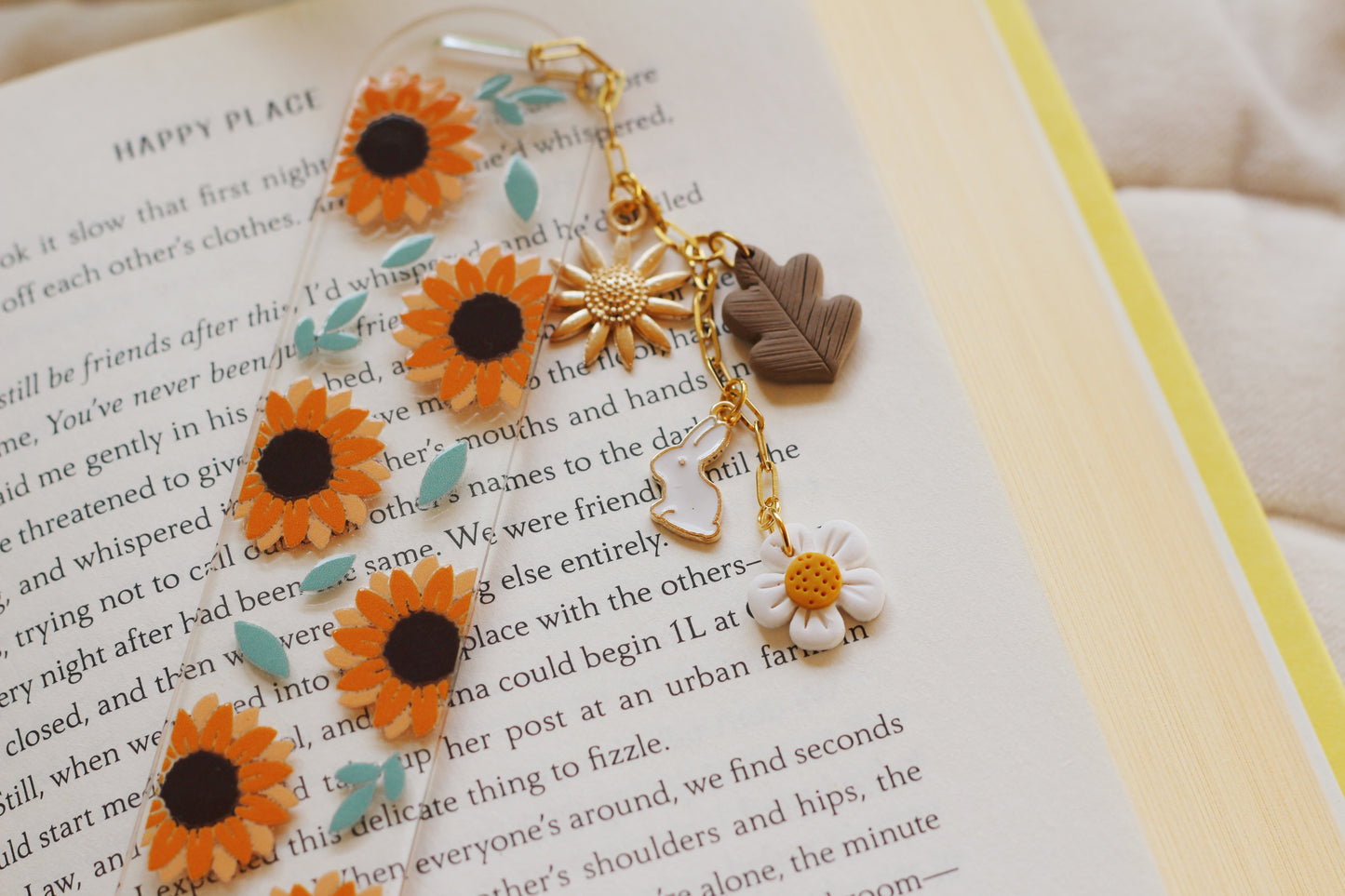 Large Sunflower Bookmark