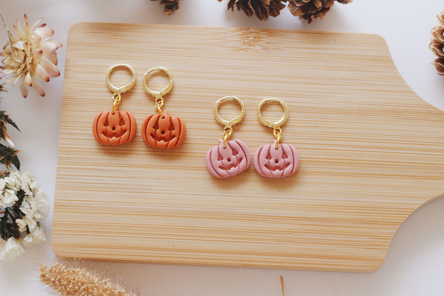 Mini Jack-o-lantern Huggies (Multiple Colors)