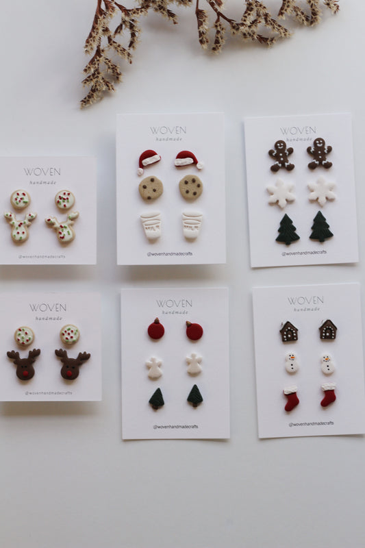 Christmas Studs (Multiple Options)