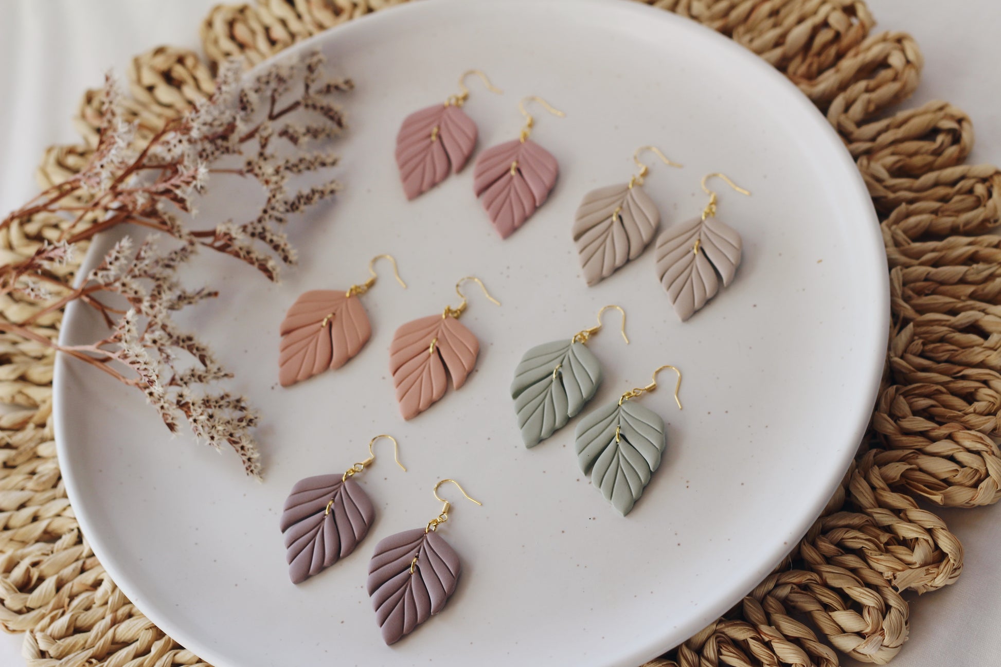 Clay earrings