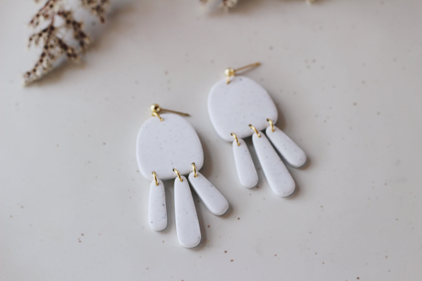 White Speckled Dangles