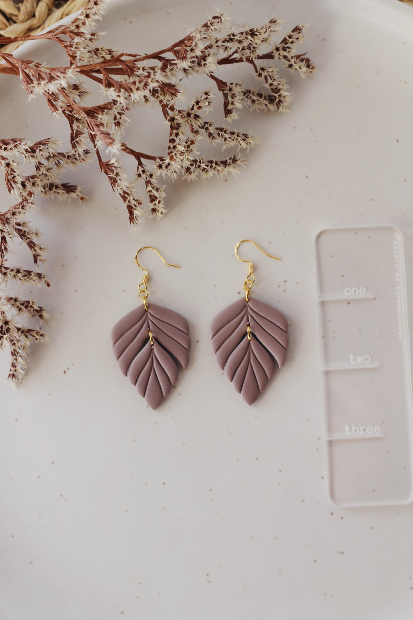 Clay earrings