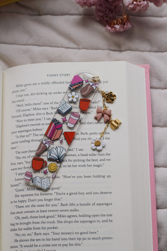 Books & Coffee Bookmark