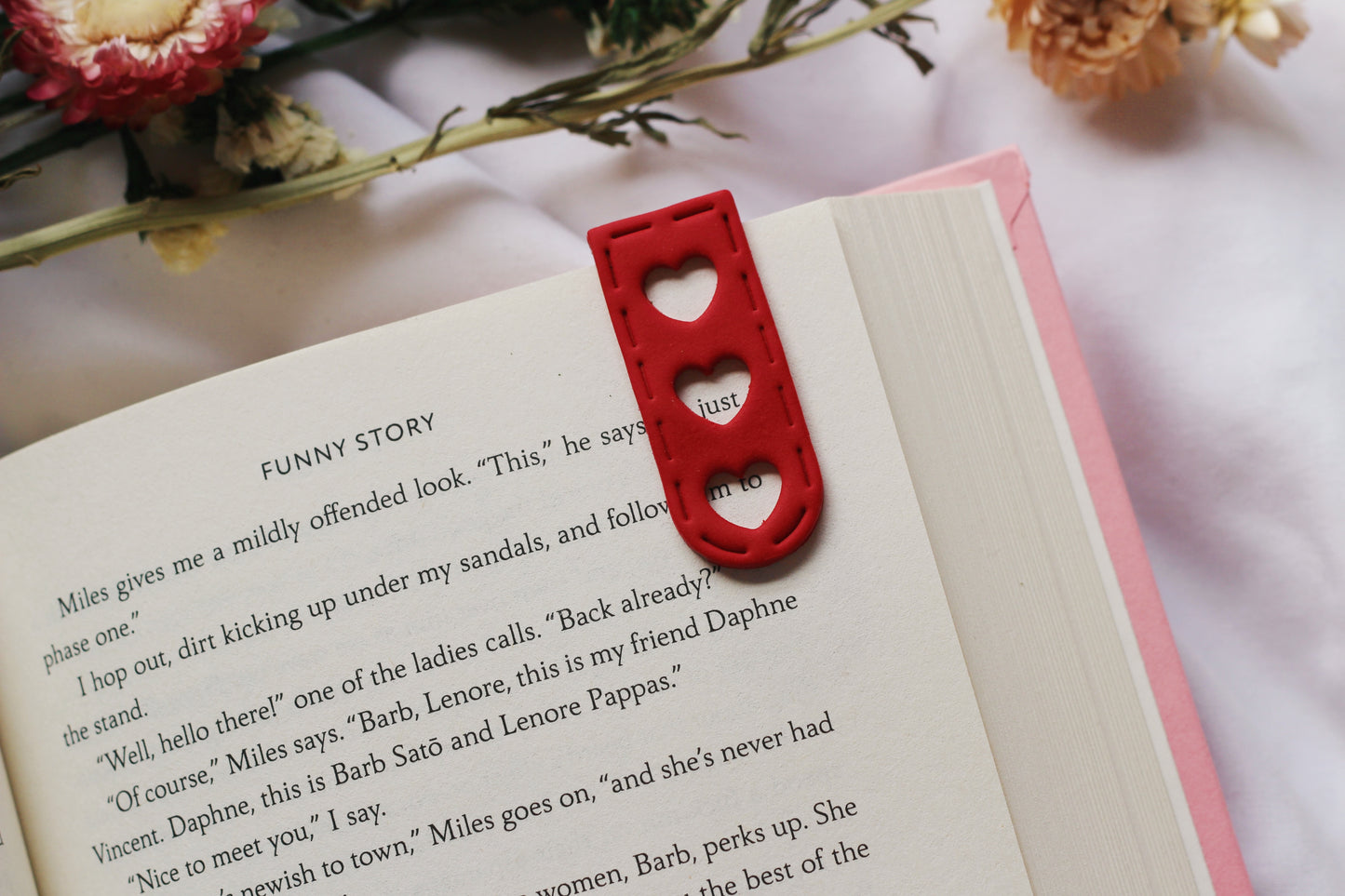 Sweetheart Clay Bookmarks