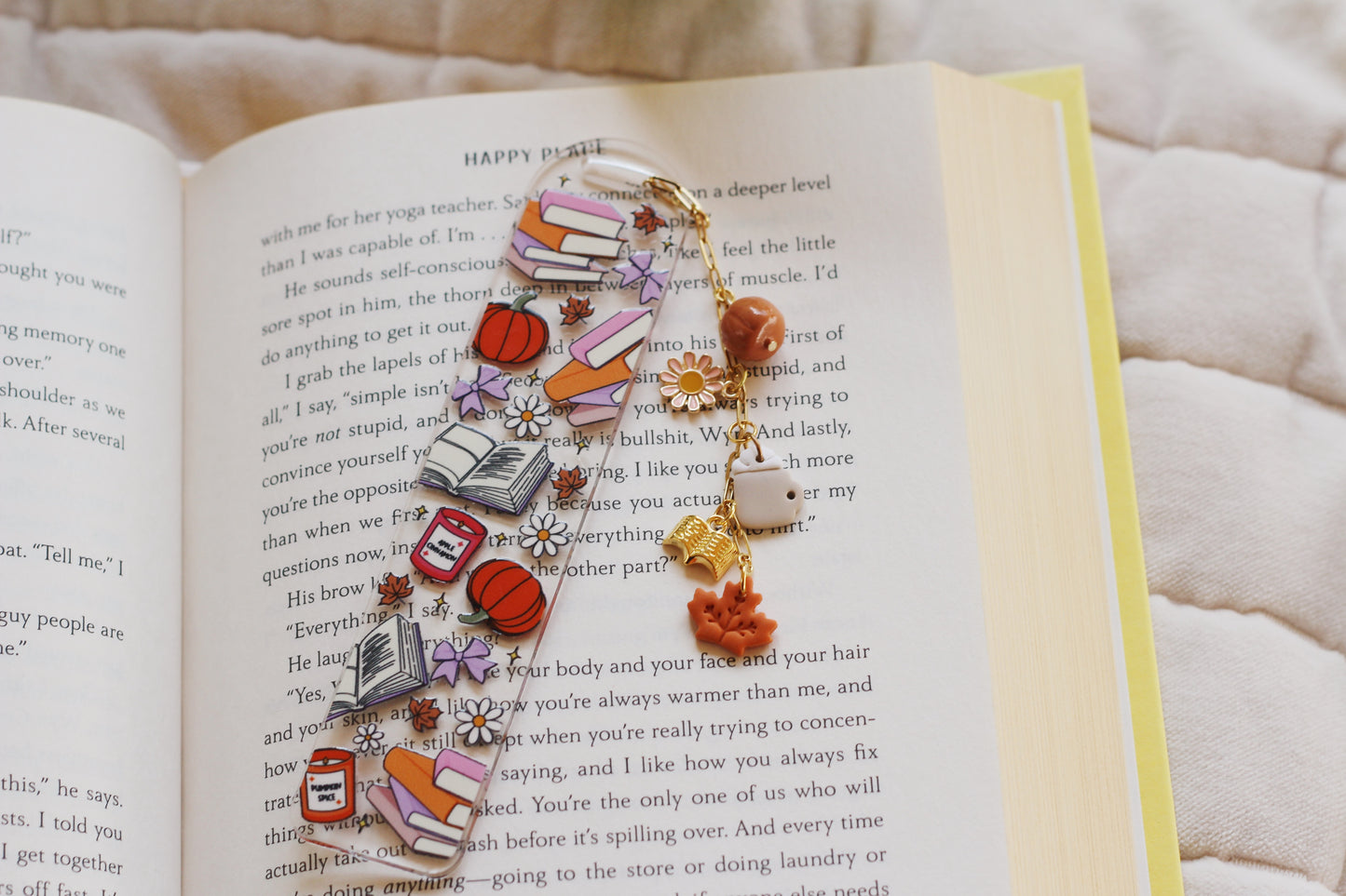 Cozy Fall Bookmark