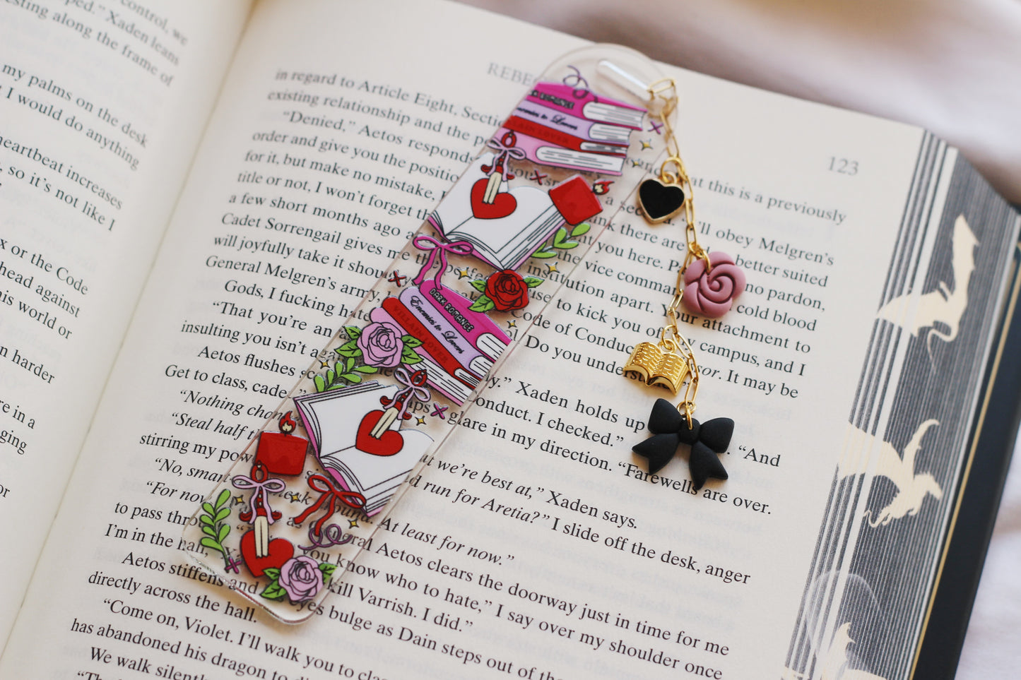 Romance Trope Bookmark