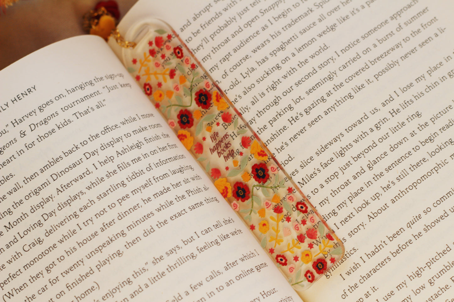 Life Happens, Books Help Bookmark