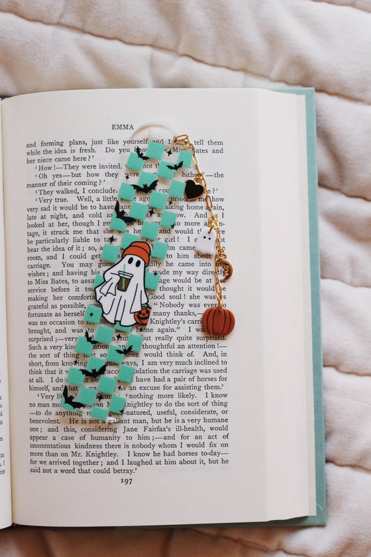 Iced Coffee Ghost Bookmark