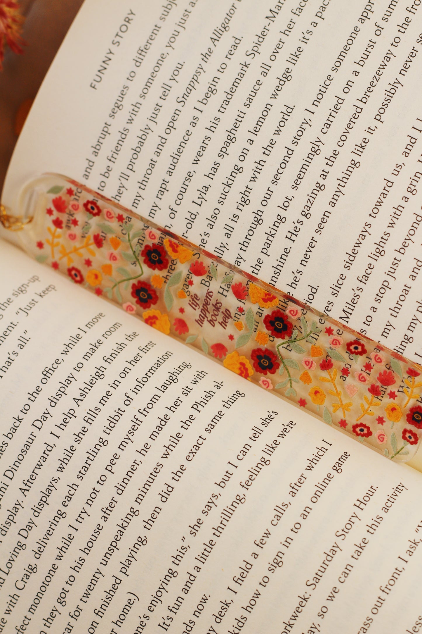Life Happens, Books Help Bookmark