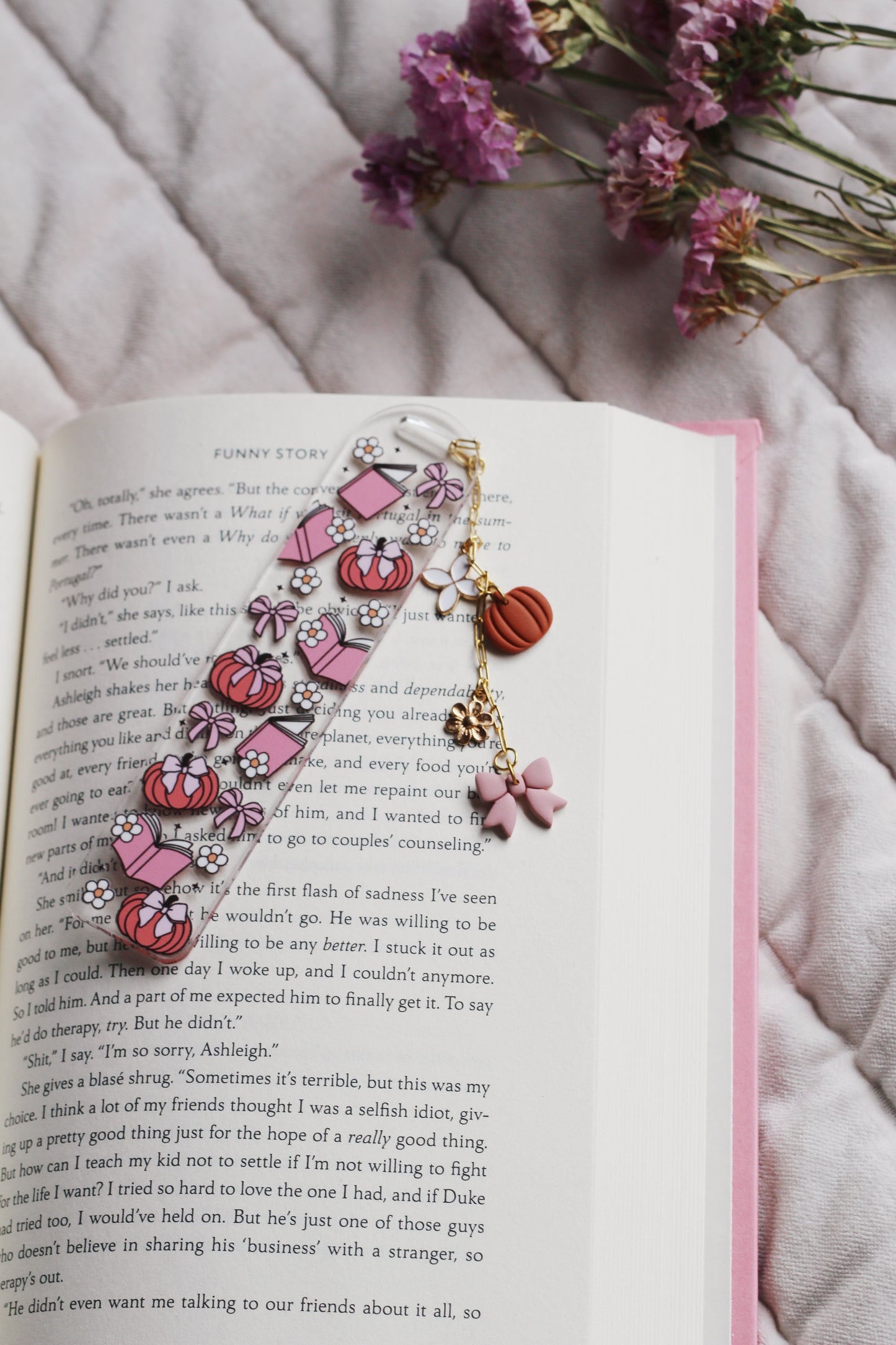 Pumpkin Book Bookmark