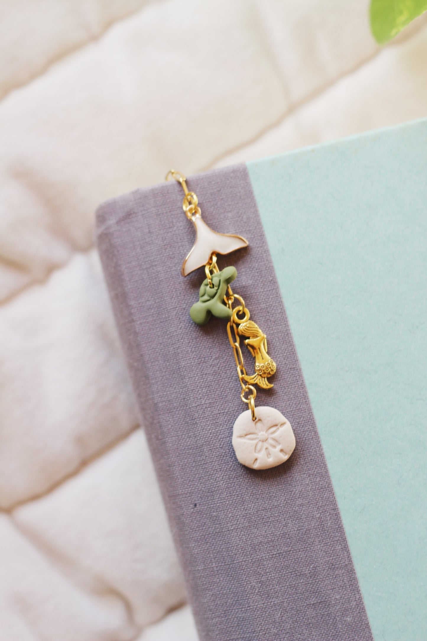 Green Checkered Bookmark *Imperfect*