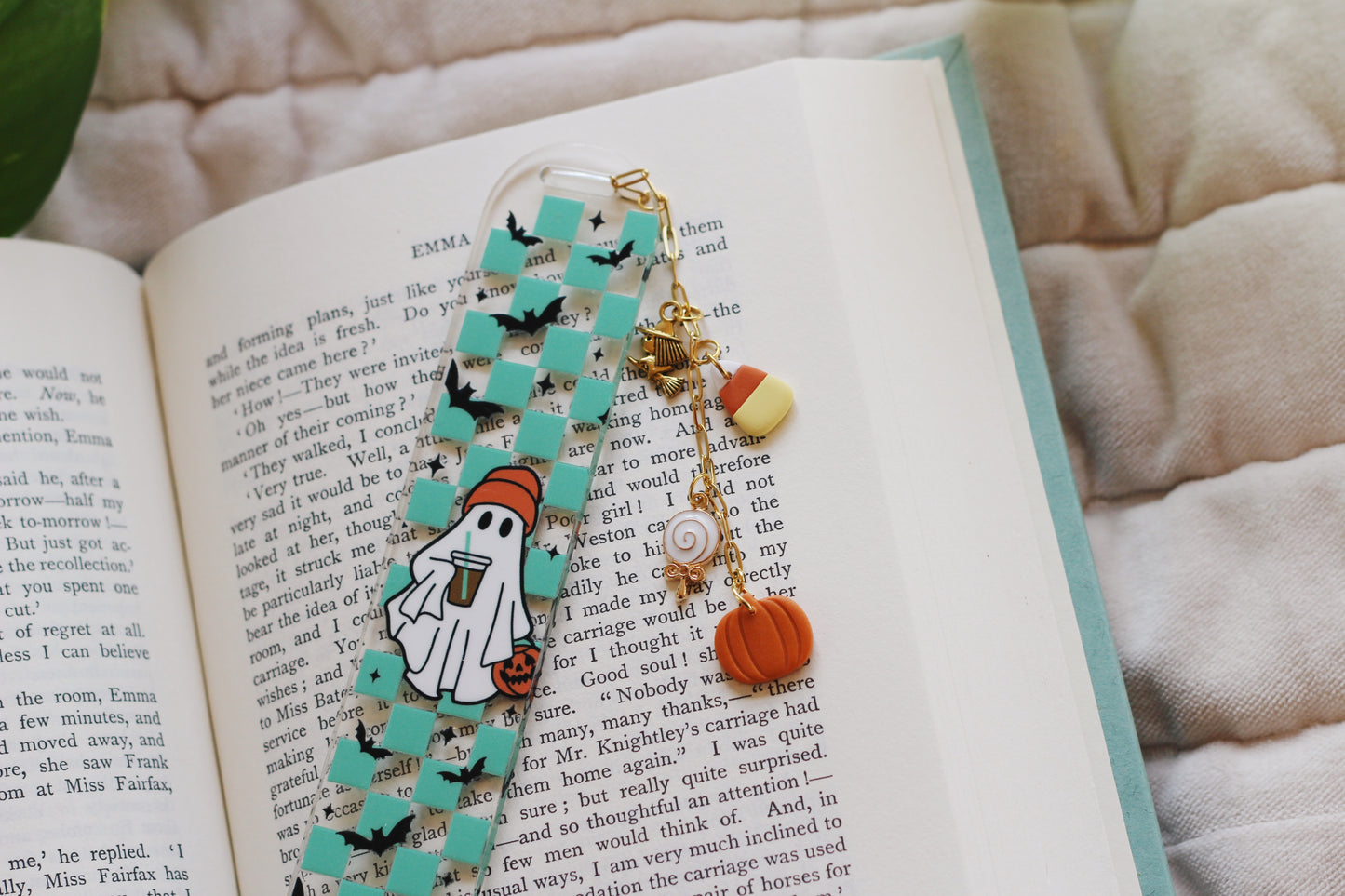 Hipster Ghost Bookmark