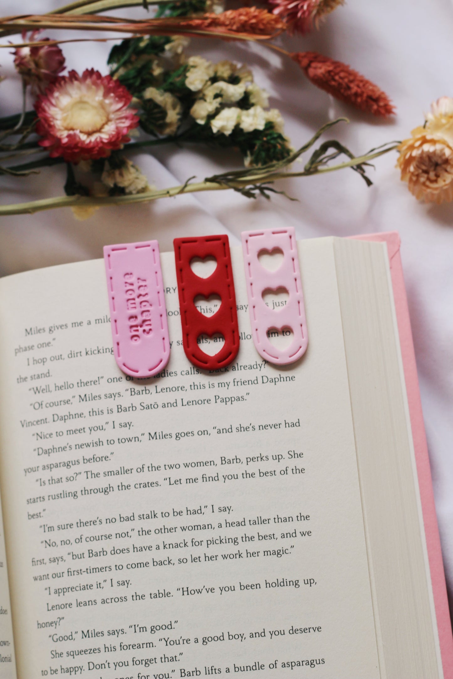 Sweetheart Clay Bookmarks