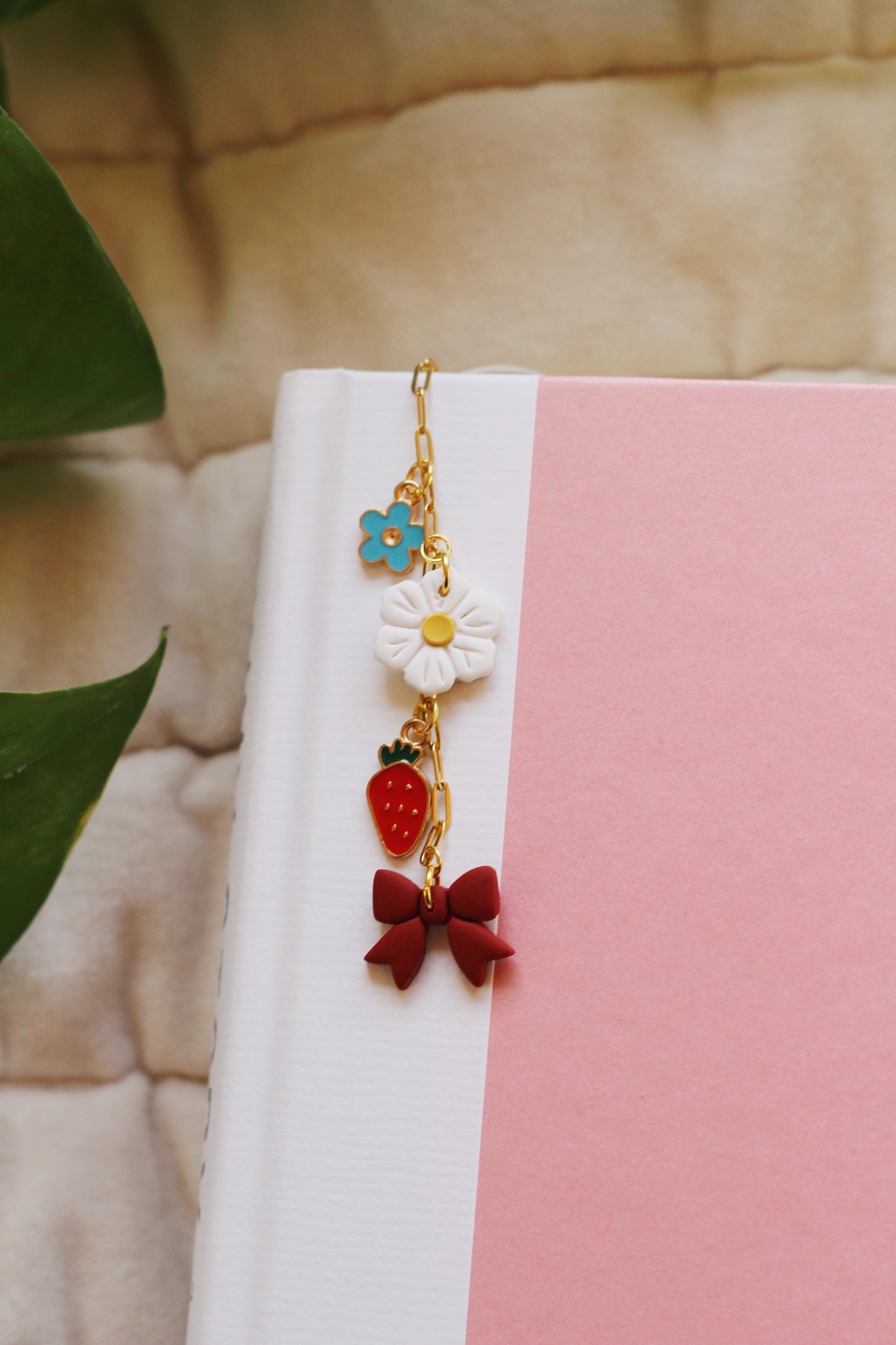 Strawberry Picnic Bookmark