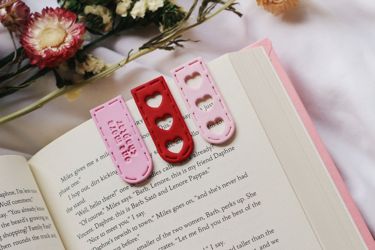 Sweetheart Clay Bookmarks