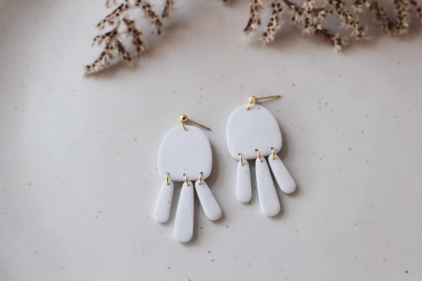 White Speckled Dangles