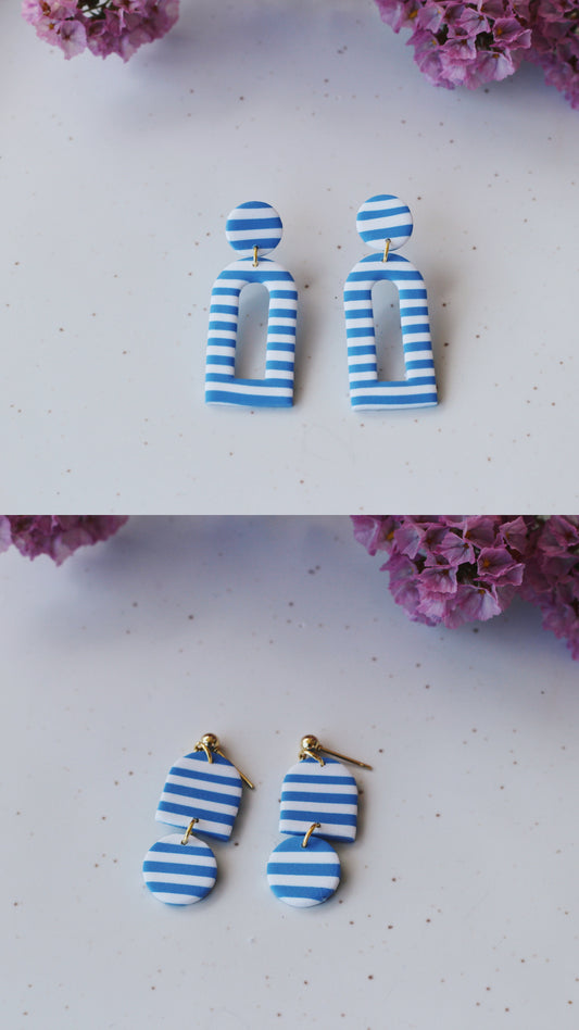 Blue & White Stripes